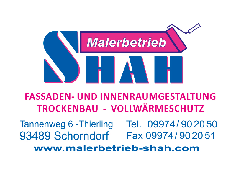  Logo Malerbetrieb SHAH 